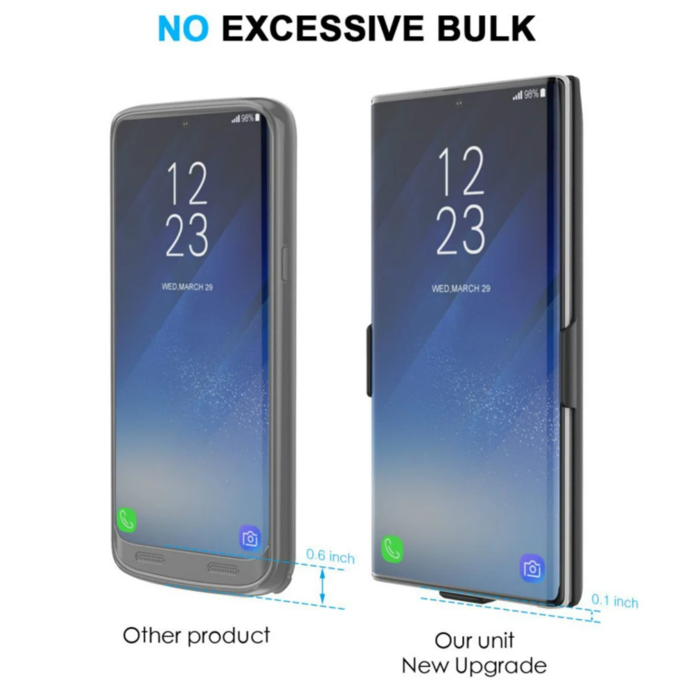 For Samsung Galaxy Note 20 Ultra 5G Battery Case 7000mAh Slim Power Bank Charger for Charging Cover | Мобильные телефоны и