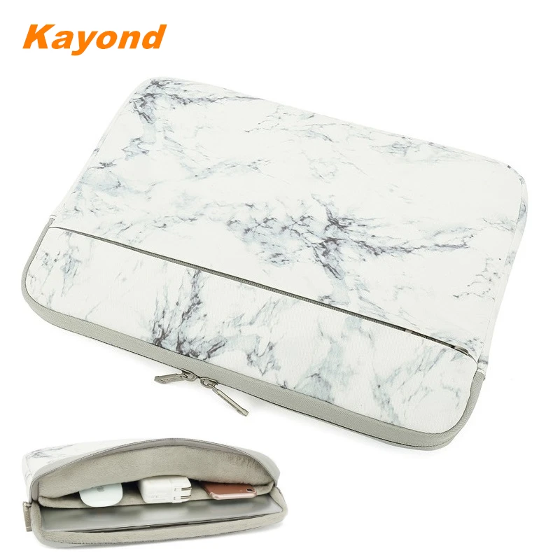 

Brand Laptop Bag 13,14",15,15.6",13.3",15.4 inch, White Marble Lady Man Sleeve Case For Macbook Air Pro,Shockproof Dropship