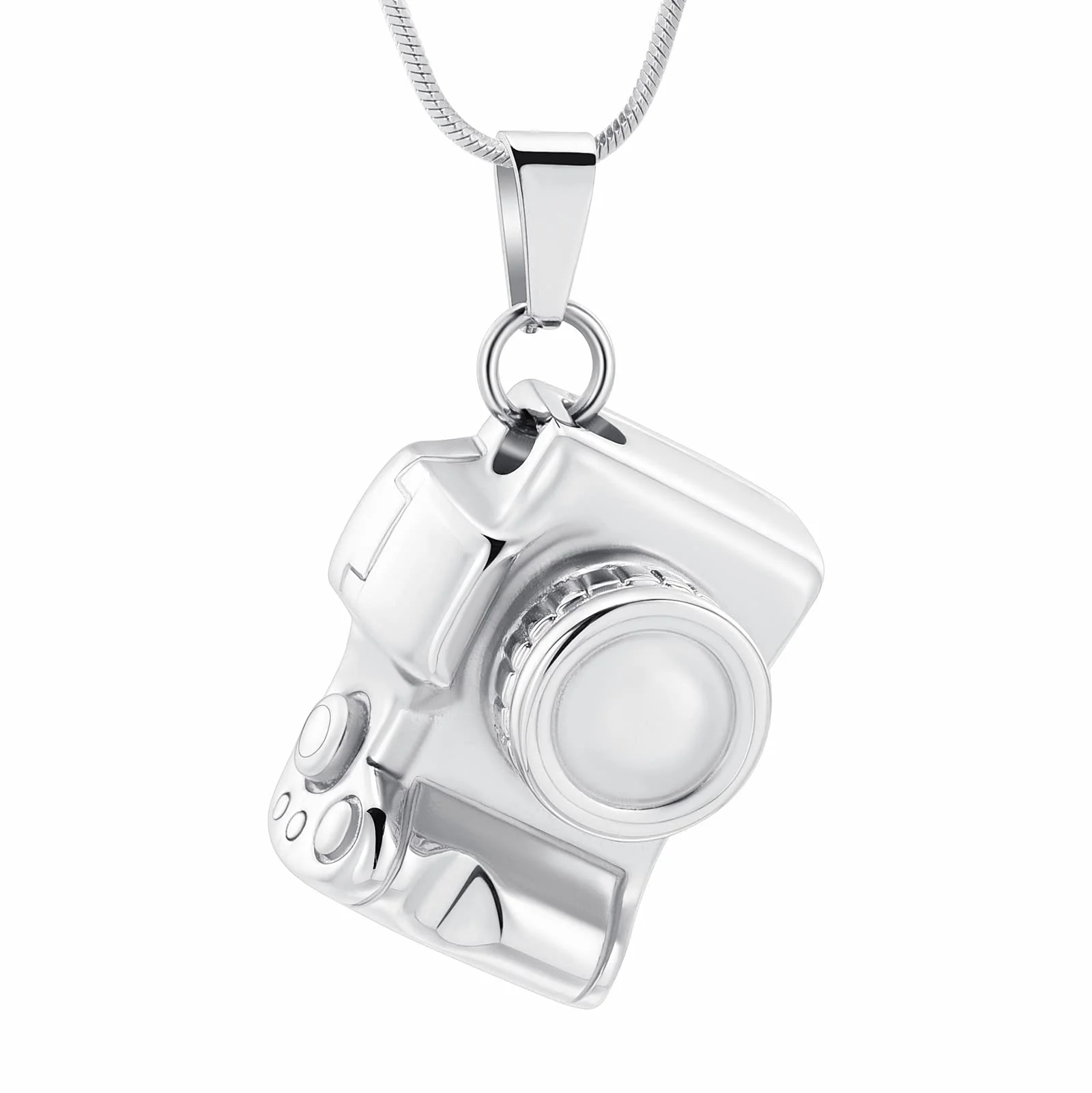 

Camera Cremation Jewelry Urn Necklace for Ashes for Women Men Memorial Lockets Pendant for Loved Ones Keepsake Ash Jewelry