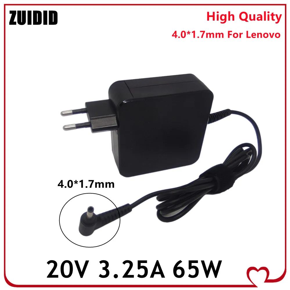

20V 3.25A 65W 4.0*1.7mm Laptop Charger Adapter For Lenovo IdeaPad310 110 100-15 B50-10 YOGA 710 510-14ISK Notebook Power Adapter