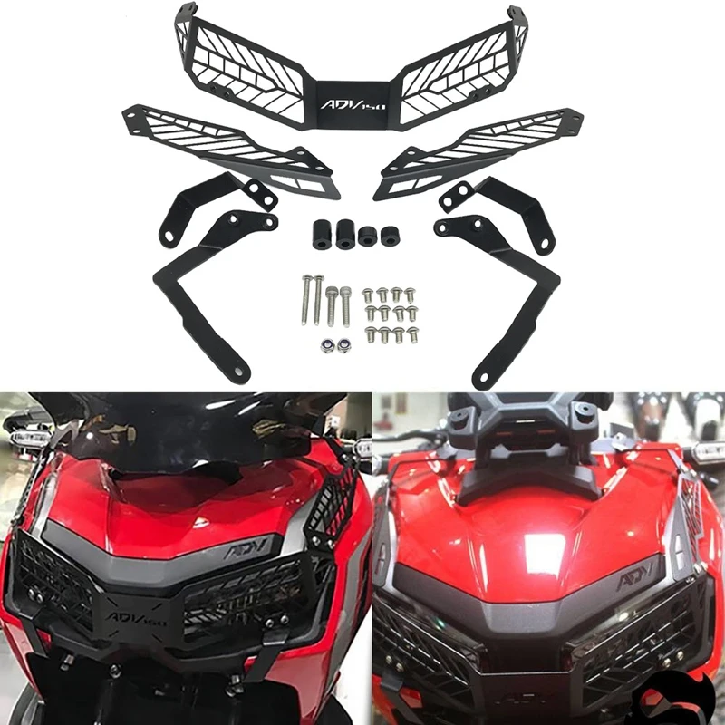 

Головной светильник крышка для Honda ADV150 2019-2021 мотоцикл спереди головной светильник решетка крышка