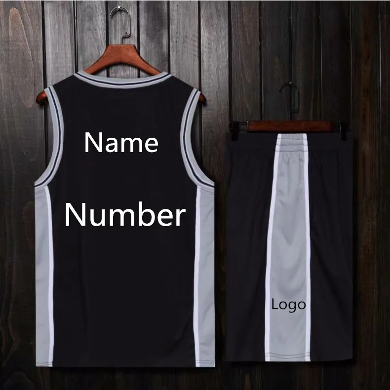 Пользовательское имя и номер Новый сезон Баскетбол Джерси взрослый ребенок