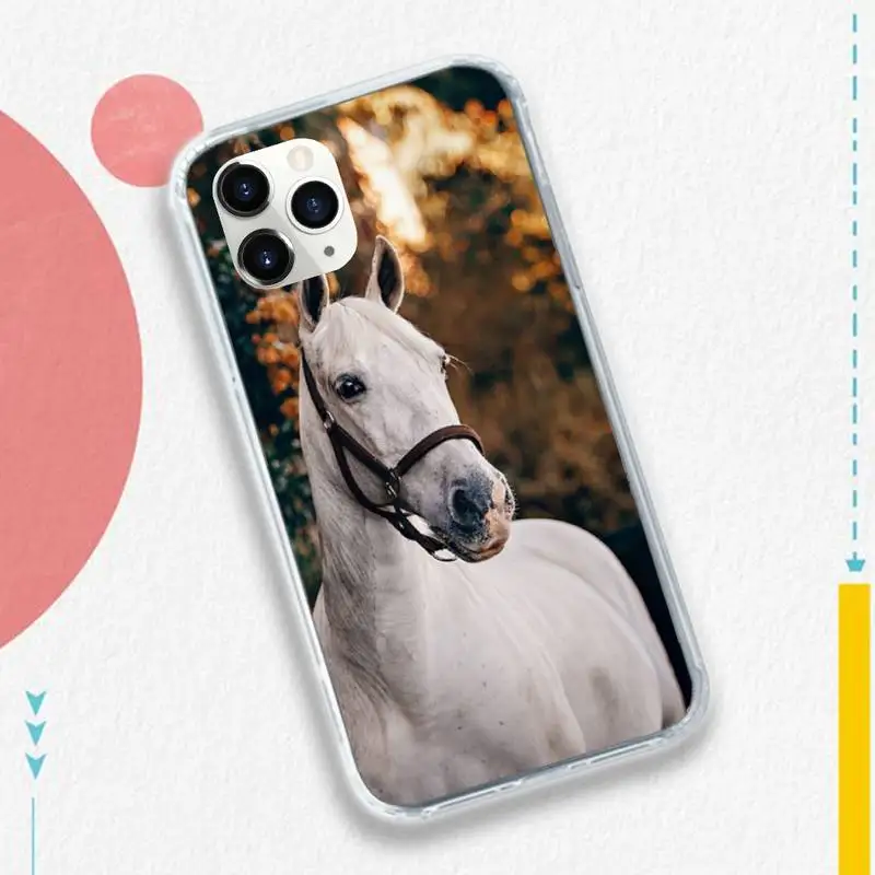 

horse animal high quality universal Phone Case for iPhone 11 12 pro XS MAX 8 7 6 6S Plus X 5S SE 2020 XR