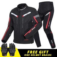 motorcycle jacket pants suit autumn winter body armor protective gear windproof motocross jacket moto protection equipment