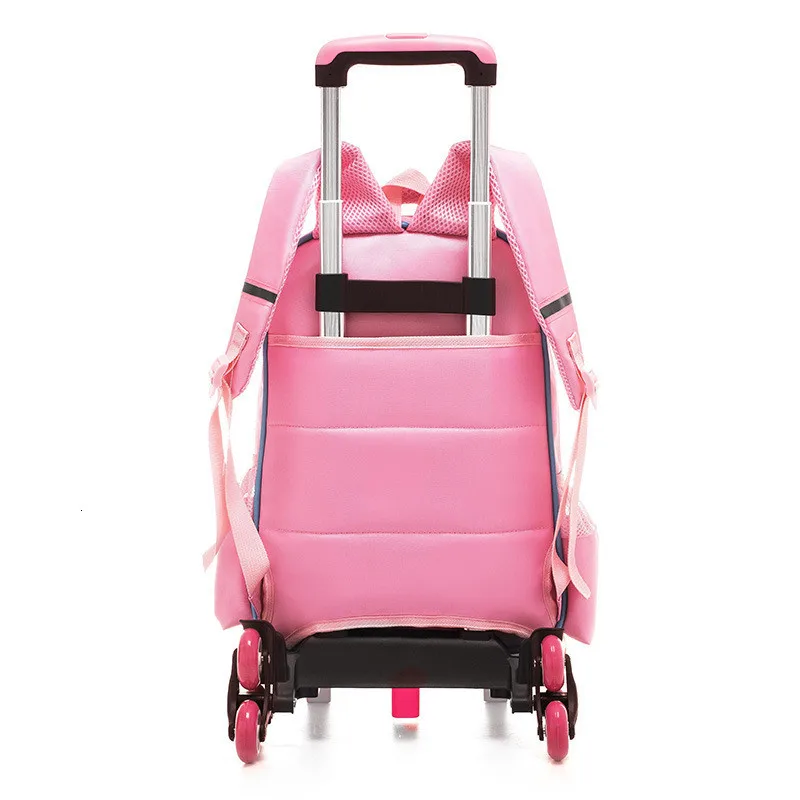 Чемодан для мальчиков и девочек школьный рюкзак на колесиках детские сумки книг