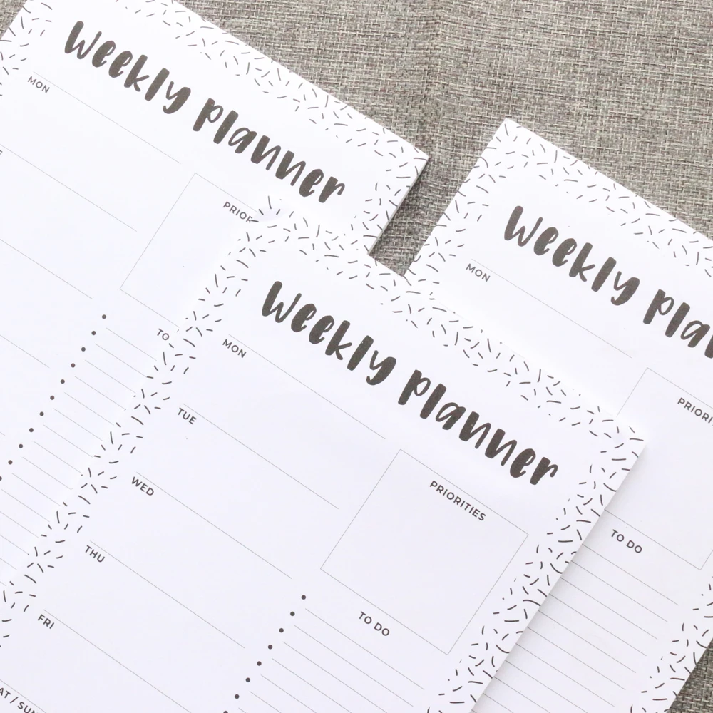 Domikee Новый Классический магнитный холодильник еженедельник блокнот A5 школьный