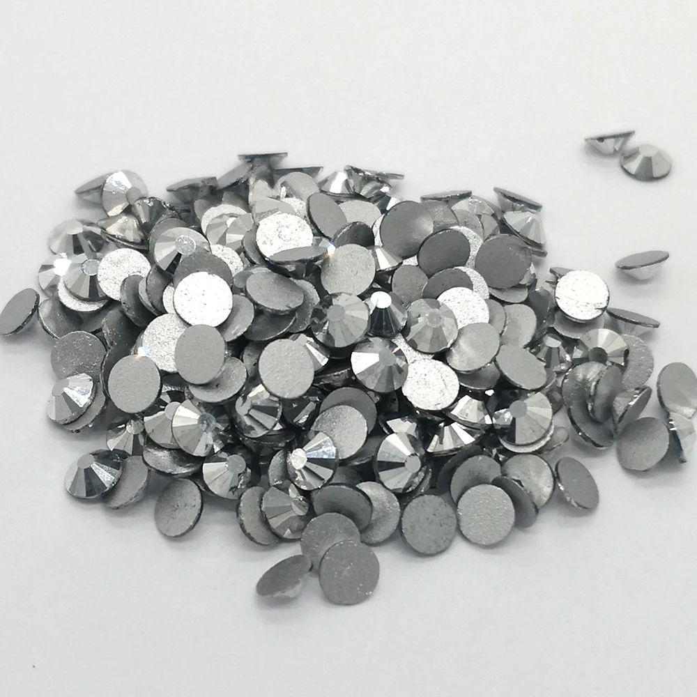 

Light Chrome Rhinestones Self-adhesive Nail Art Stones Flatback Non Hotfix Rhinestones For Handicraft Fabric Garment Accessories