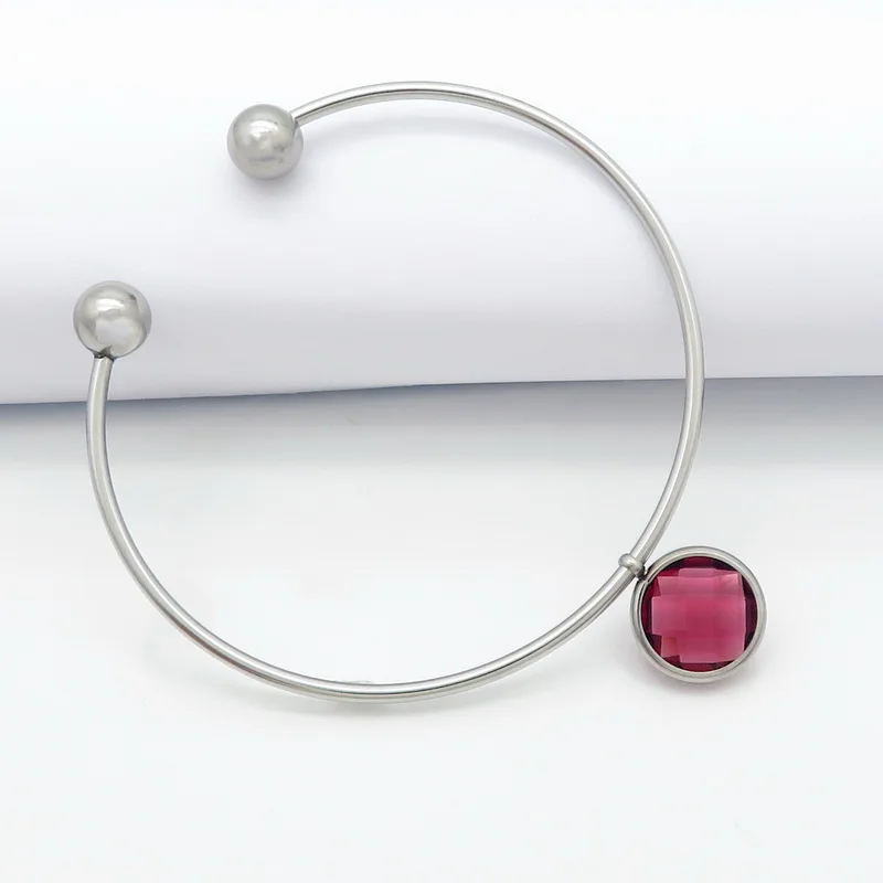 Женский Браслет манжета из нержавеющей стали 15 цветов|Браслеты| |