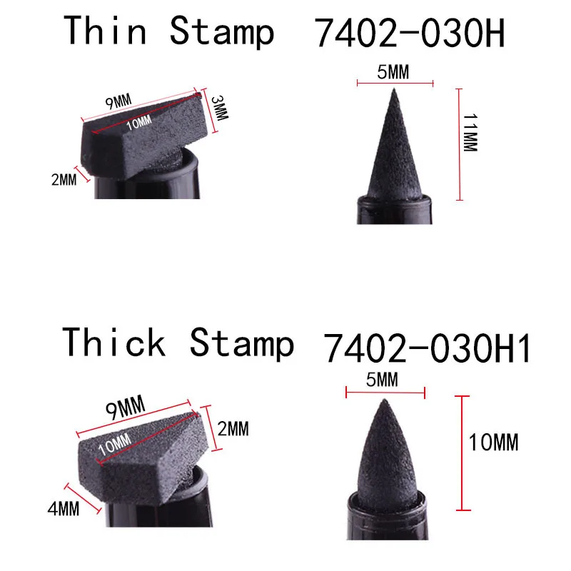 Двойной конец черная жидкая подводка для глаз карандаш Pro водостойкая