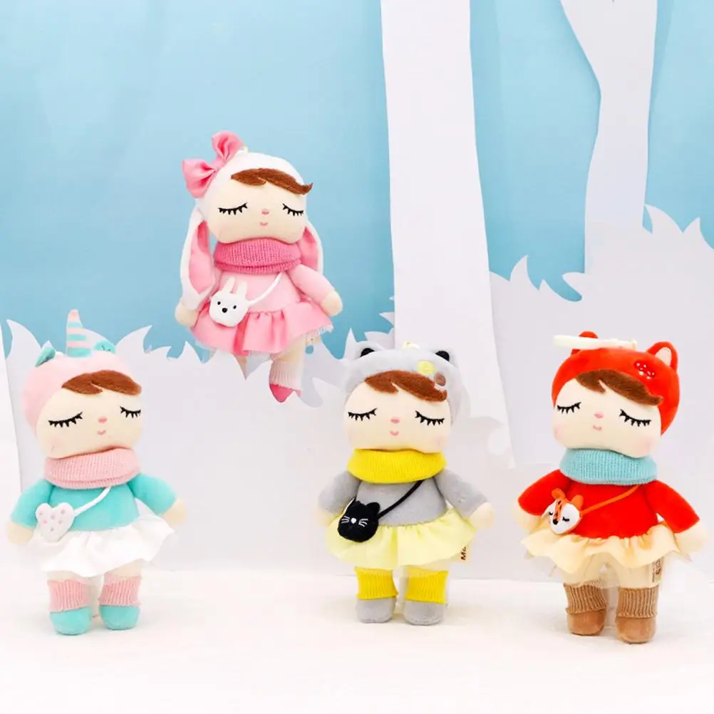 Metoo куклы плюшевые игрушки брелок рюкзак игрушечная Зайка Анжела мягкие для