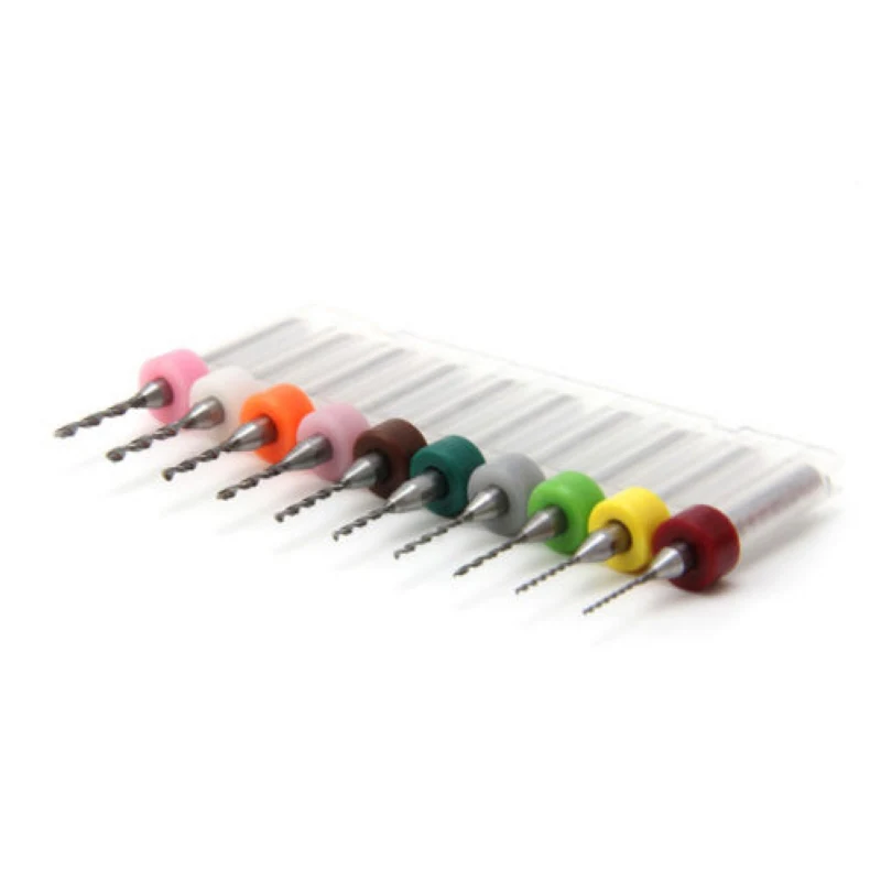 

10Pcs 0.6-1.5mm PCB Print Circuit Board Carbide Mini Micro Drill Bits CNC New