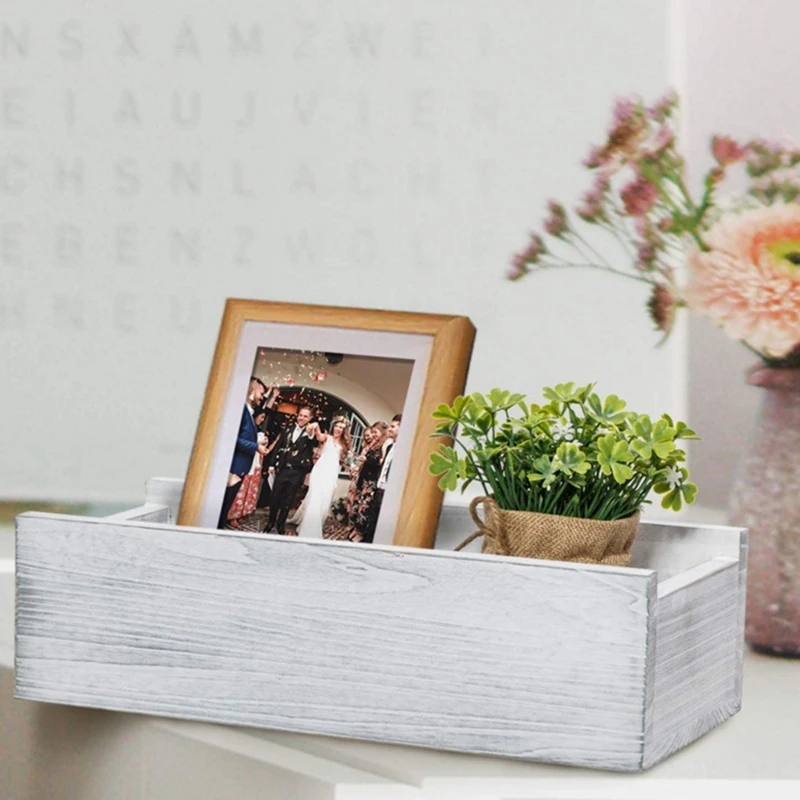 Красивая декоративная коробка для ванной деревянная деревянный держатель