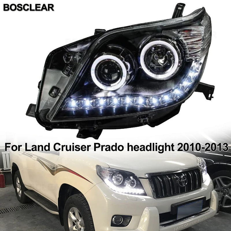 Автомобильный Стайлинг для Toyota Prado полный фары 2010 2011 2012 2013 Новый светодиодный