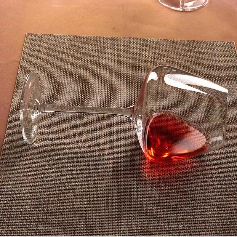 

2PCS/lot Crystal Burgundy Wine Glass, Goblet, Grapefruit, Unleaded Glass Set, Home Size Luxury