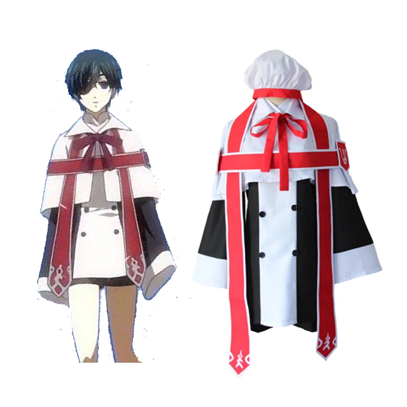 Черный Дворецкий Себастиан Микаэлис косплей платье для хора церковное одежда