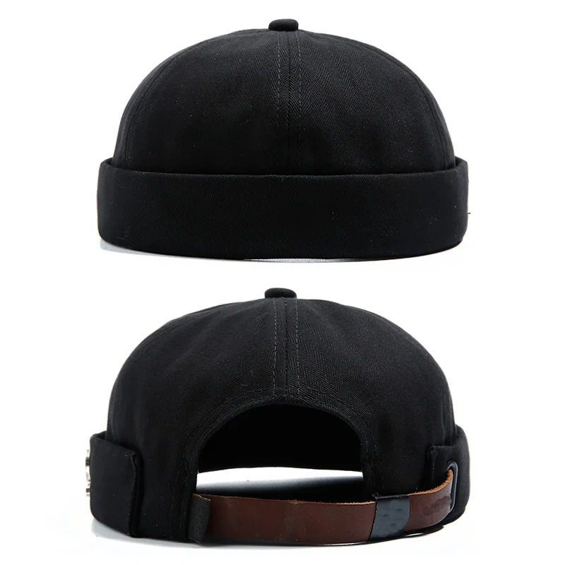 Модная Мужская Уличная Повседневная Байкерская Кепка Docker Sailor Beanie Brimless унисекс