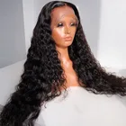 Длинные натуральные черные вьющиеся синтетические кружевные передние парики для женщин и девушек 1B цветные кружевные передние парики синтетический парик