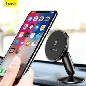 baseus magnetic car phone holder stand mount 360 degree rotate gps car holder universal for iphone for xiaomi magnetic stand free global shipping