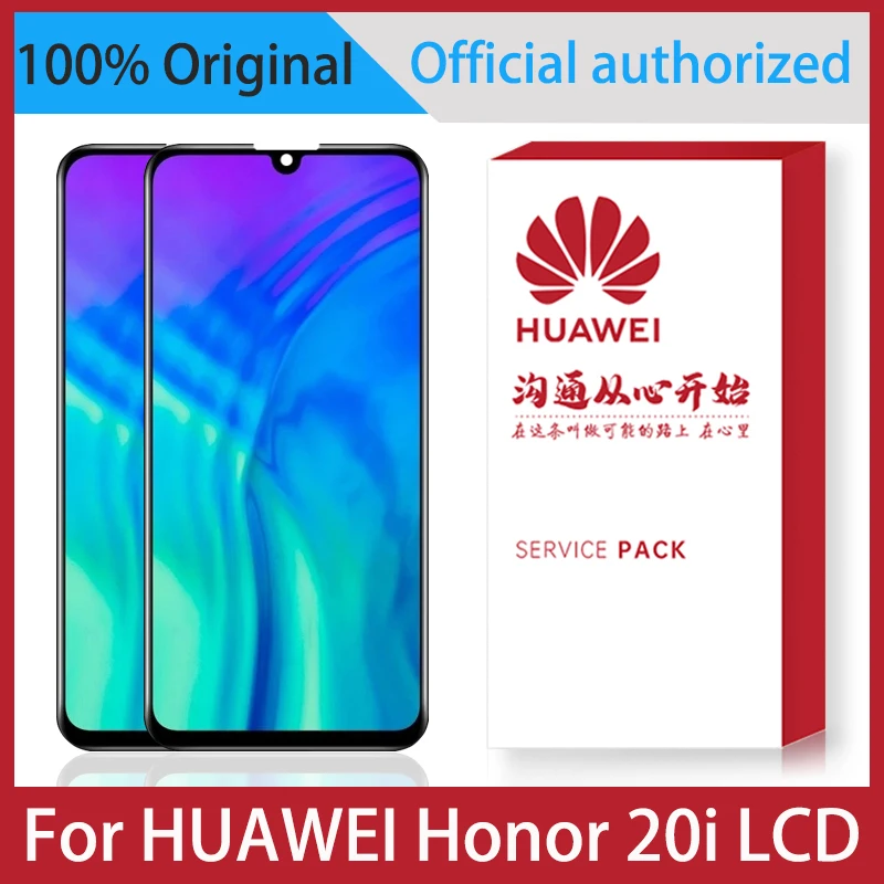 

Original 6.21" Display For Huawei Honor 20i 20I LCD Touch Screen Digitizer Assembly Replace Replacement Parts With Frame