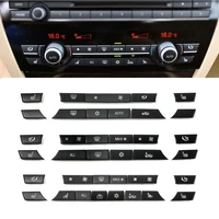 console dash air conditioner buttons key caps replacement for bmw 5 6 7 series x5 x6 f10 f18 f06 f12 f01 f02 f15 f16 520 523