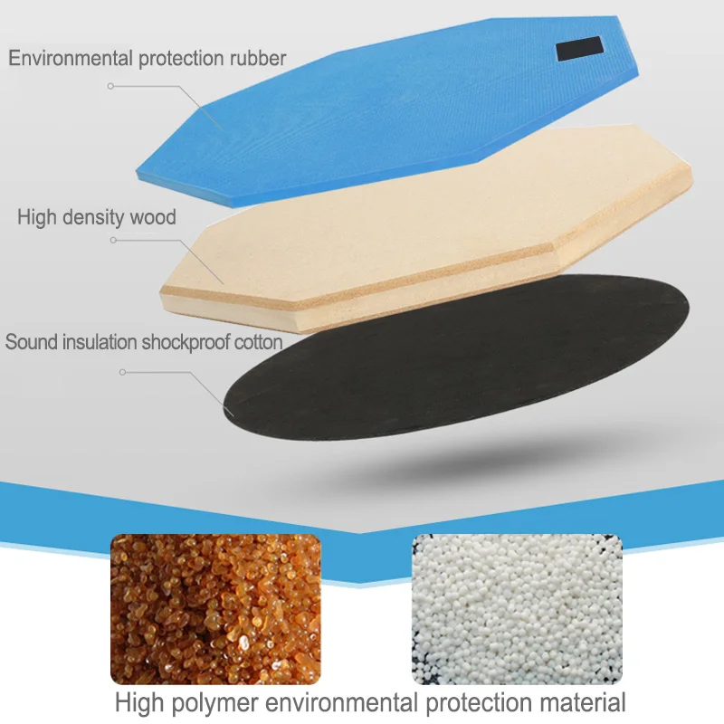 8 дюймовый резиновый деревянный тупой барабан тренировочный ударные инструменты