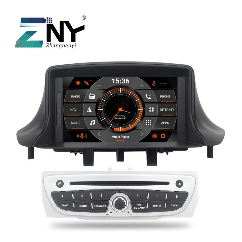 7 &quotAndroid 10 Автомобильный GPS стерео для Renault Megane 3 Fluence In Dash Авто DVD Радио FM RDS WiFi Аудио
