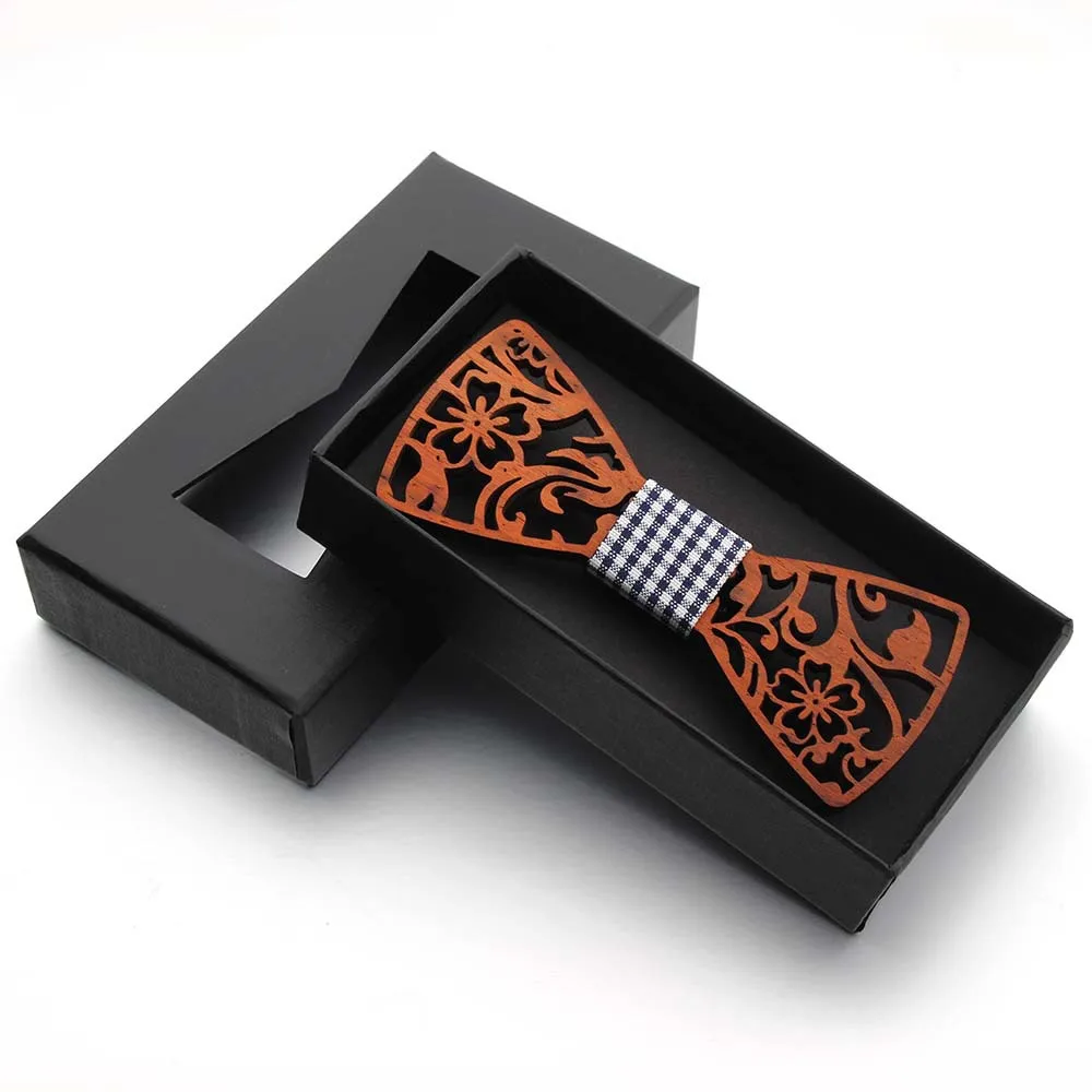 Набор мужских носовых платков с деревянным галстуком бабочкой модные новые