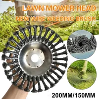 new 68 inches steel wire trimmer head lawnmover grasss brushcutter gearhead parts rusting dust removal plate for garden tool