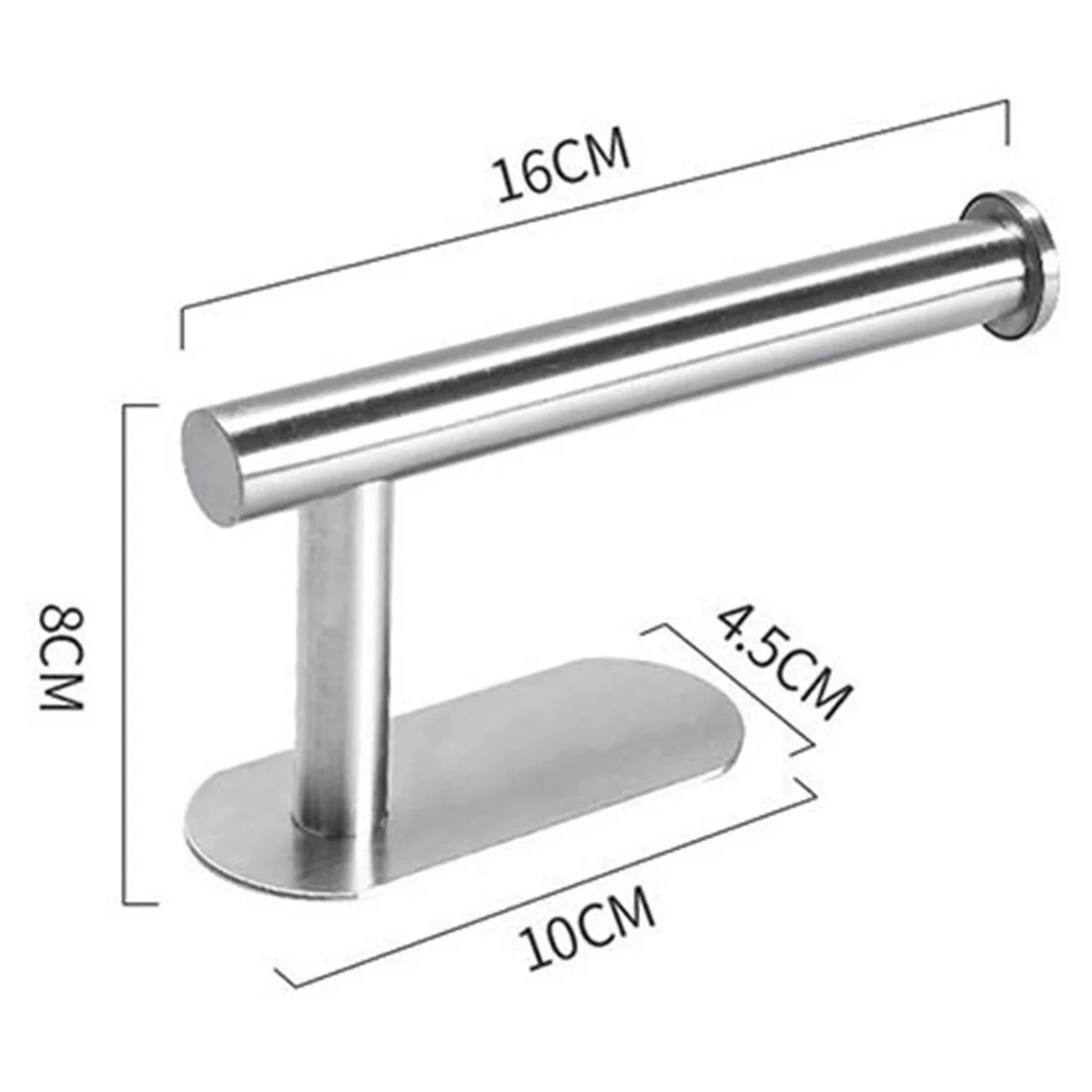 

1pcs Stainless Steel Holder For Toilet Paper Wall Mounted Style Paper Hand Tissue Dispenser Organizer Shelf Bathroom Accessories