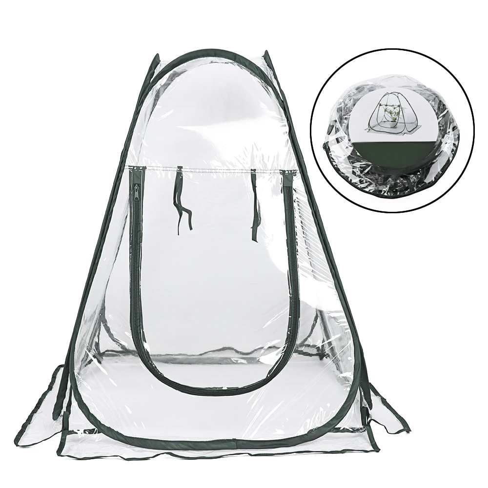 Сад теплицы портативный складной мини прозрачные ПВХ теплая комната | Дом и сад