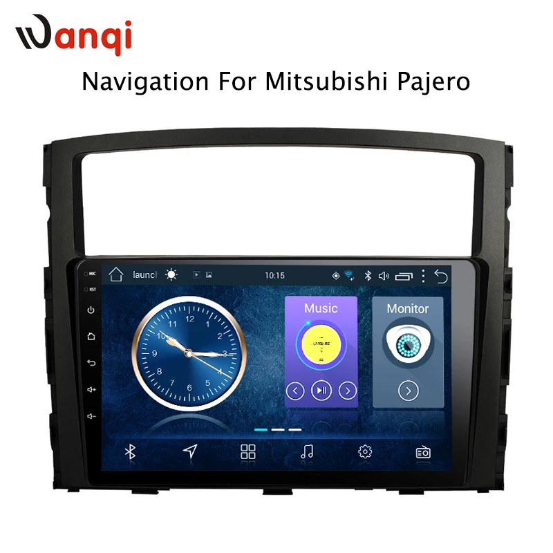 9 дюймов Android 1 автомобильный dvd gps навигатор для Mitsubishi Pajero 2006 2014 мультимедийная