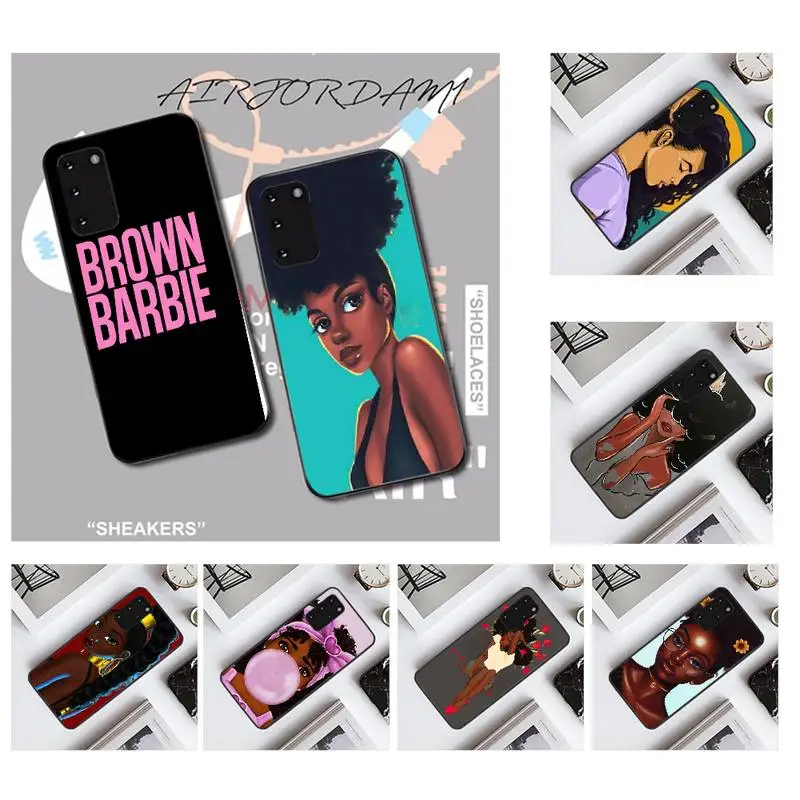 Чехол для телефона с принтом сделай сам PENGHUWAN MELANIN POPPIN Samsung S20 plus Ultra S6 S7 edge S8 S9 S10