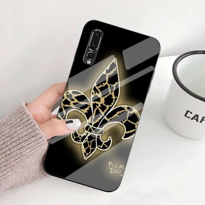 

ZFGHSHYQ New Orleans Saints Phone Case For HUAWEI P9 10 Plus 20 Pro 30 Lite Mate9 Honor 7A 8x 9 10 V10 Nove3i 5 Tempered Glass