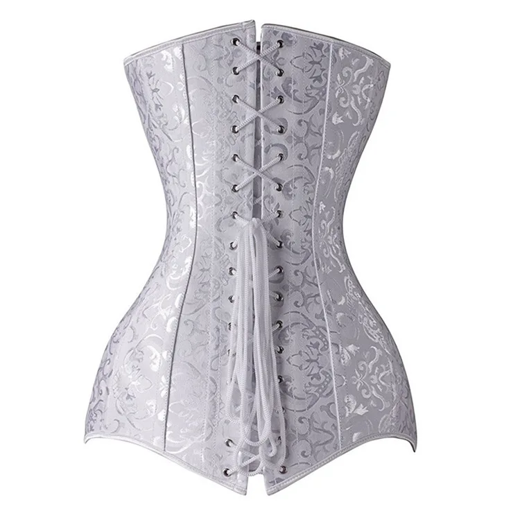 Оптовая цена корсет с длинным рукавом сексуальная одежда Korse Jacquard бюстье со