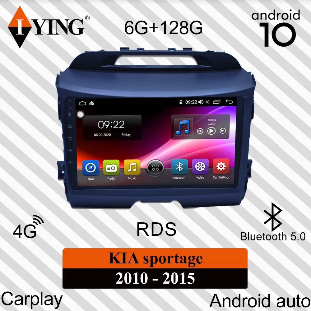 Автомагнитола IYING на Android для KIA sportage 2010 2015 DSP автомобильное радио мультимедийный