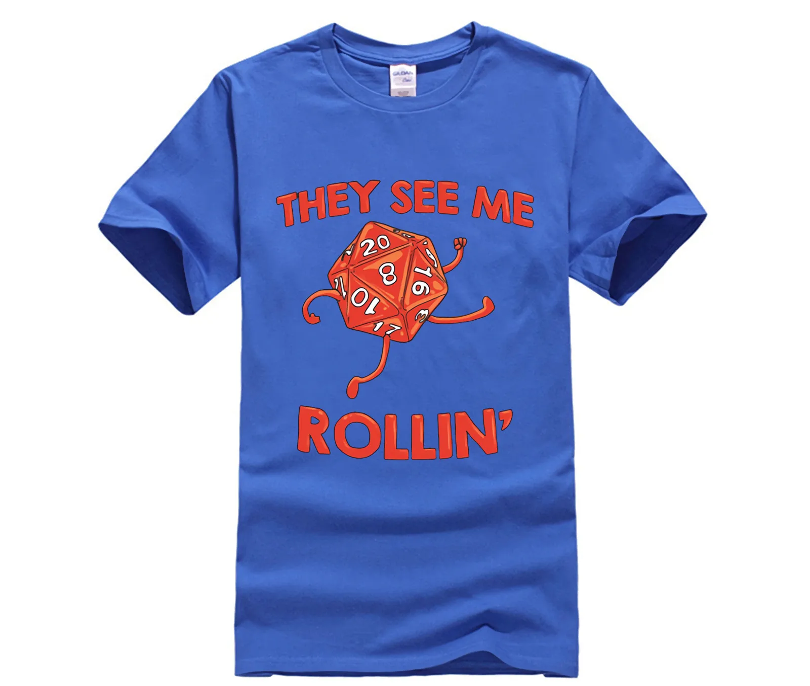 Trendy Creative Graphic T-shirt Top They See Me Rollin' tshirt men |