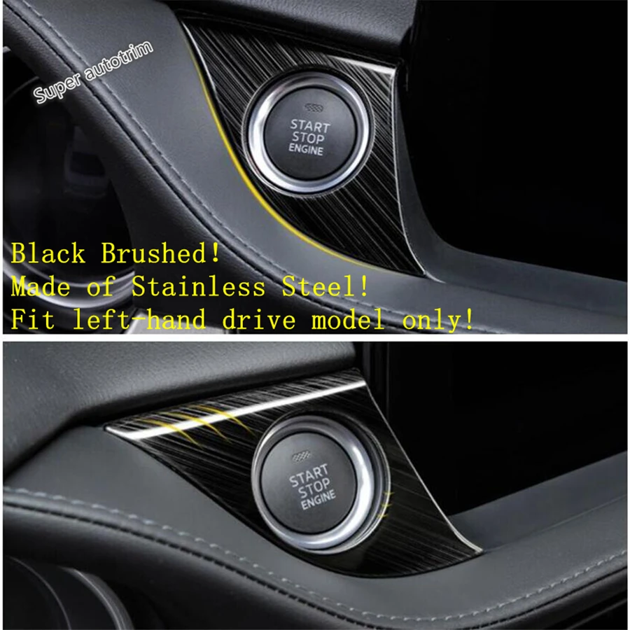 Lapetus кольцо для запуска двигателя без ключа система Кнопка панель накладка 1 шт.