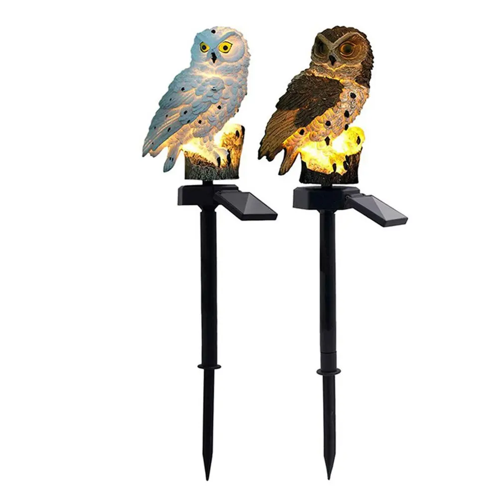 

Энергосберегающий Солнечный полимерный Сова светильник лужайки красивый открытый сад украшения моделирование животных лампа ручной рабо...