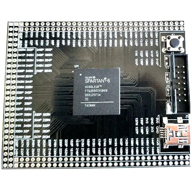 Xilinx FPGA макетная плата Spartan6 XC6SLX16 XC6SLX25 минимальная системная плата
