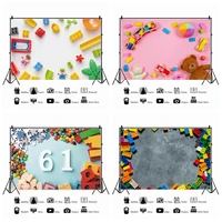 yeele photocall cement wall blocks baby birthday backdrop props photography backgrounds photographic customized for photo studio