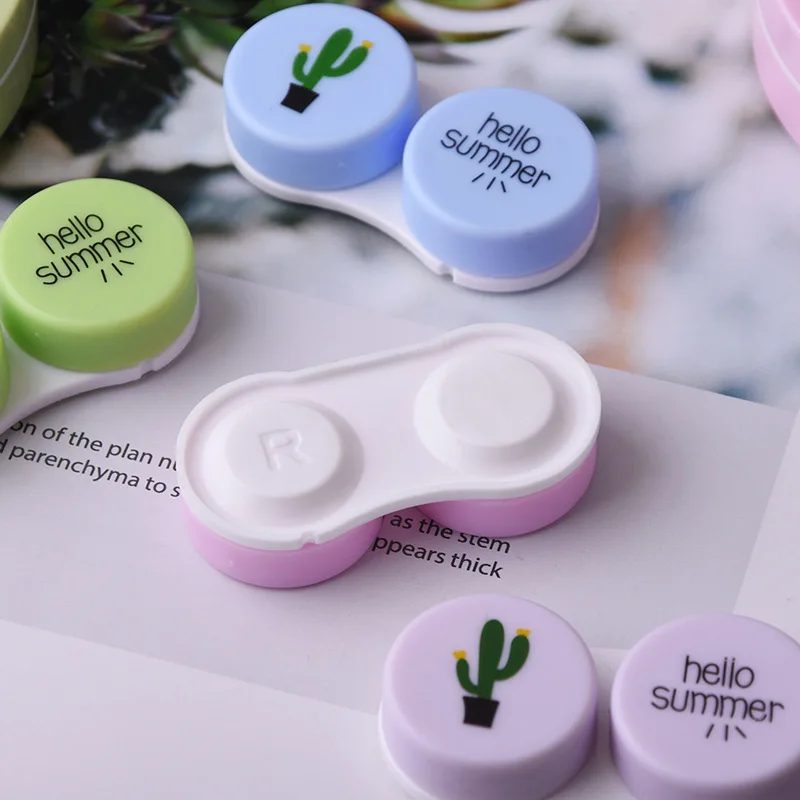 Чехол для путешествий с зеркалом и линзами 4 цвета | Красота здоровье