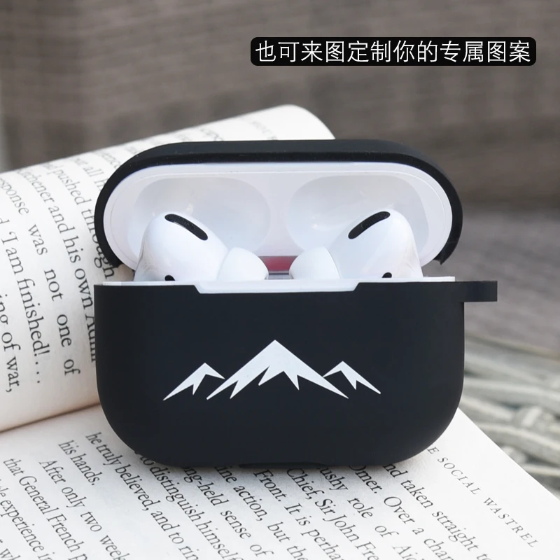 Силиконовый чехол с мировым узором для Airpods Pro беспроводной наушников Bluetooth Apple 3