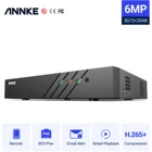 Система видеонаблюдения ANNKE, H.265 +, 8 каналов, PoE NVR, для IP-камер 6 МП5 Мп4 МП1080p720p, 8 портов PoE, жесткий диск до 6 ТБ