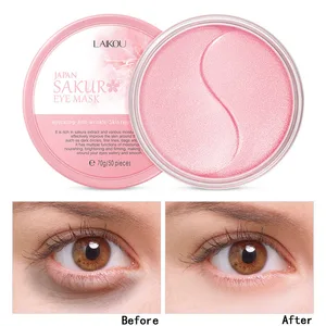 Патчи под глаза LAIKOU Sakura коллагена, маска для кожи вокруг глаз, мешков, морщин, темных кругов, гелевые патчи для глаз, уход за кожей 70 г