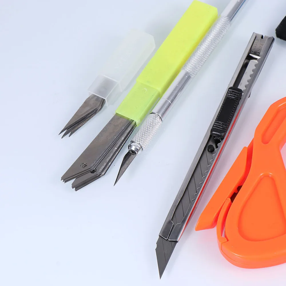 

2 Sets of Professional Auto Window Tint Tool Film Sticker Wrapping Scraper Squeegee Cutter