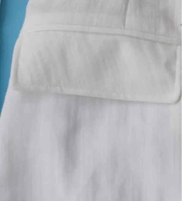 Модный Мужской приталенный льняной костюм большого размера под заказ | Мужская