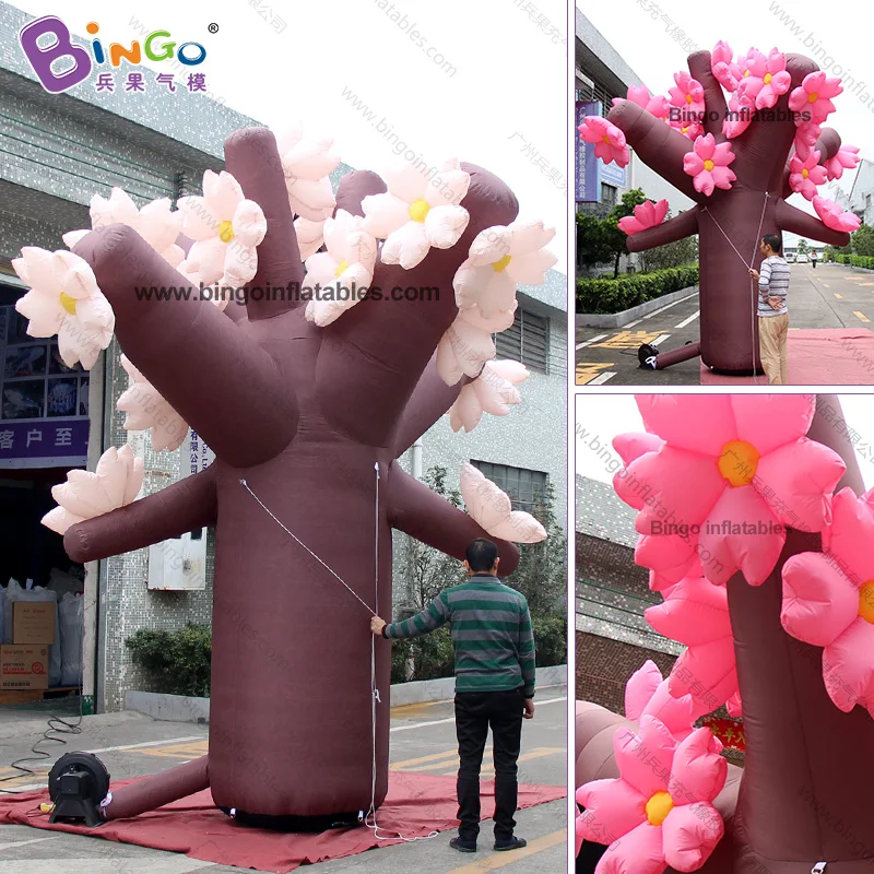 Изысканное Надувное персиковое дерево для украшения мероприятий/гигантское Цветочное улицы/надутое