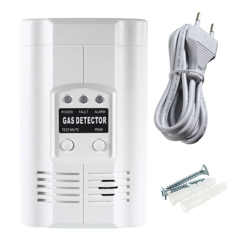 

High Sensitive LPG GAS Detector Alarm Wireless Digital LED Display Natural Leak Combustible Gas Detector For Home Alarm System