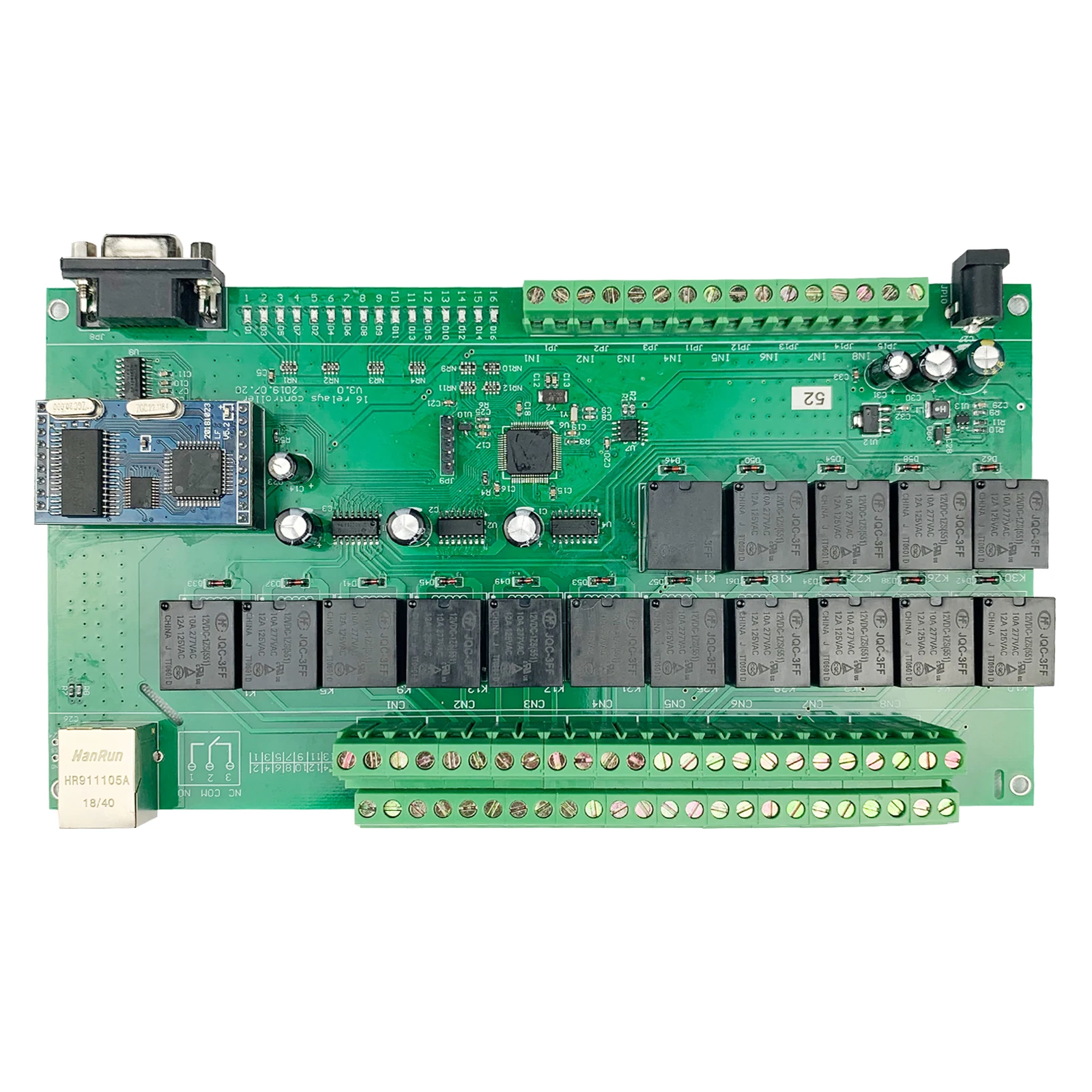 16 групп Ethernet TCP IP релейное управление ler поддержка Alexa Голосовое PCB|Модули для