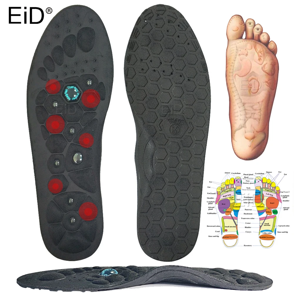 

EiD High quality Foot Massage Magnetic Massage Insole Feet Massage Physiotherapy Therapy Acupressure Magnetic Insole Slimming